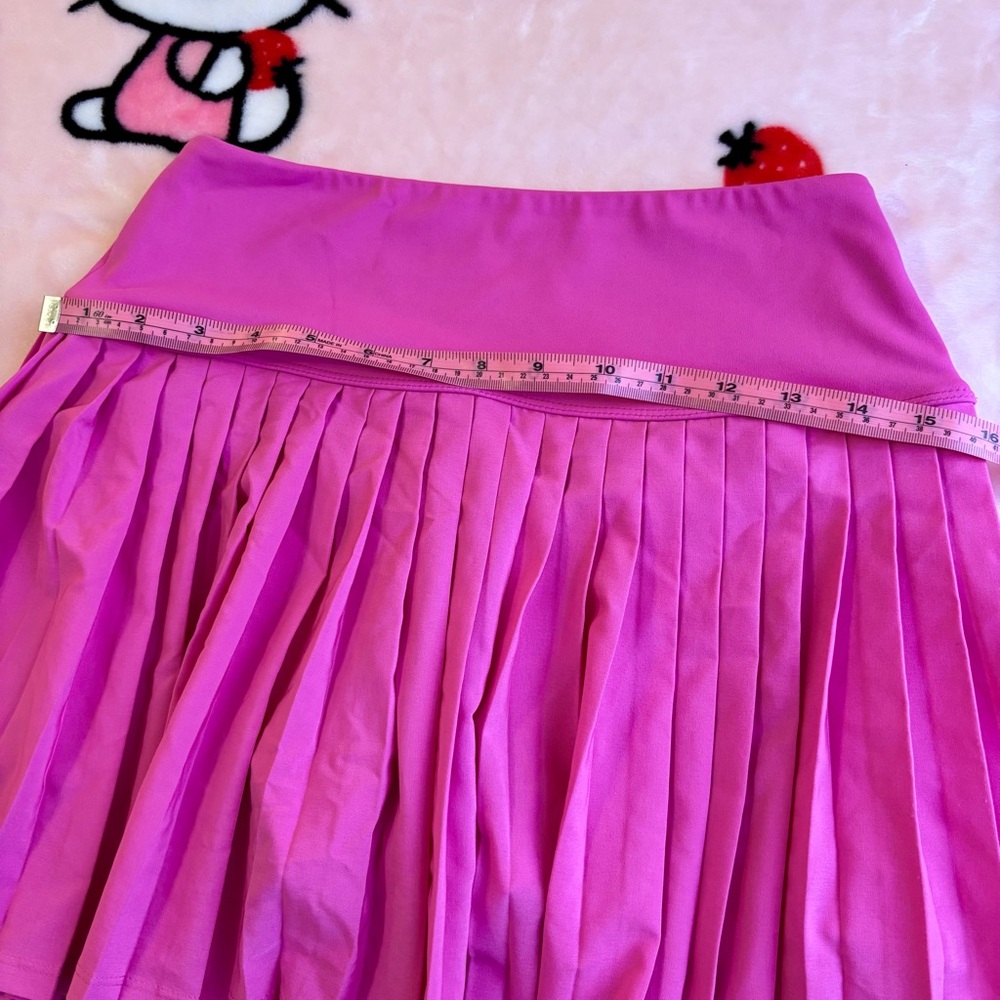 PINK Victoria’s Secret Hot Pink Zip-Up Relay Jacket and Skirt Set Size Medium - Picture 15 of 16